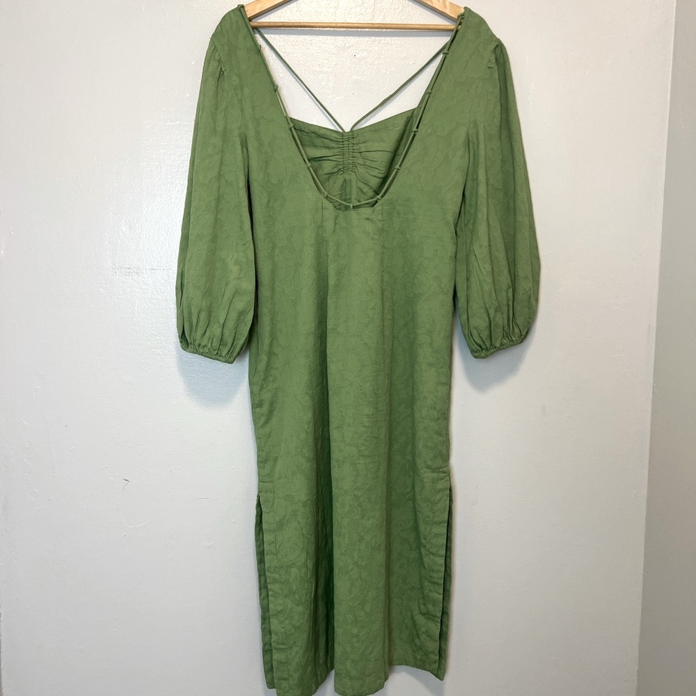 Maeve Low Back Green Dress - Picture 5 of 5